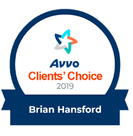Avvo Client's Choice 2019 - Brian Hansford
